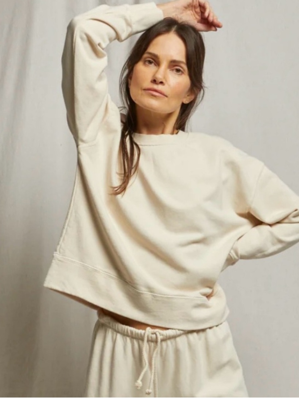 perfectwhitetee Tyler Sweatshirt Ribbed Crewneck Sweatshirt
